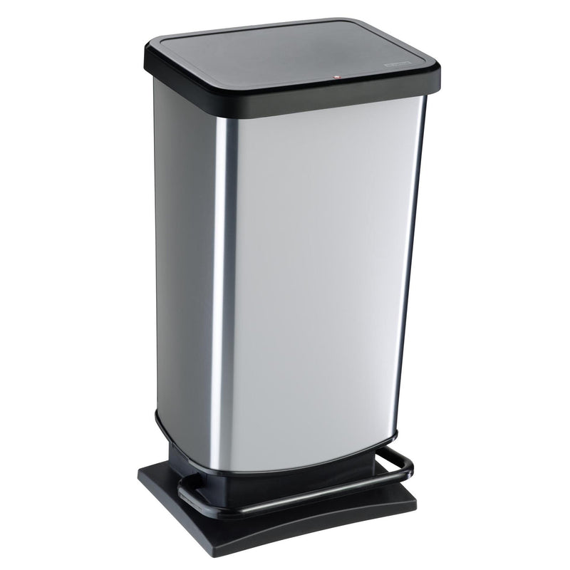 Rotho paso pedaalemmer 40l zilver
