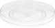Excellent houseware opbergbak koelkast rond 29 cm transparant