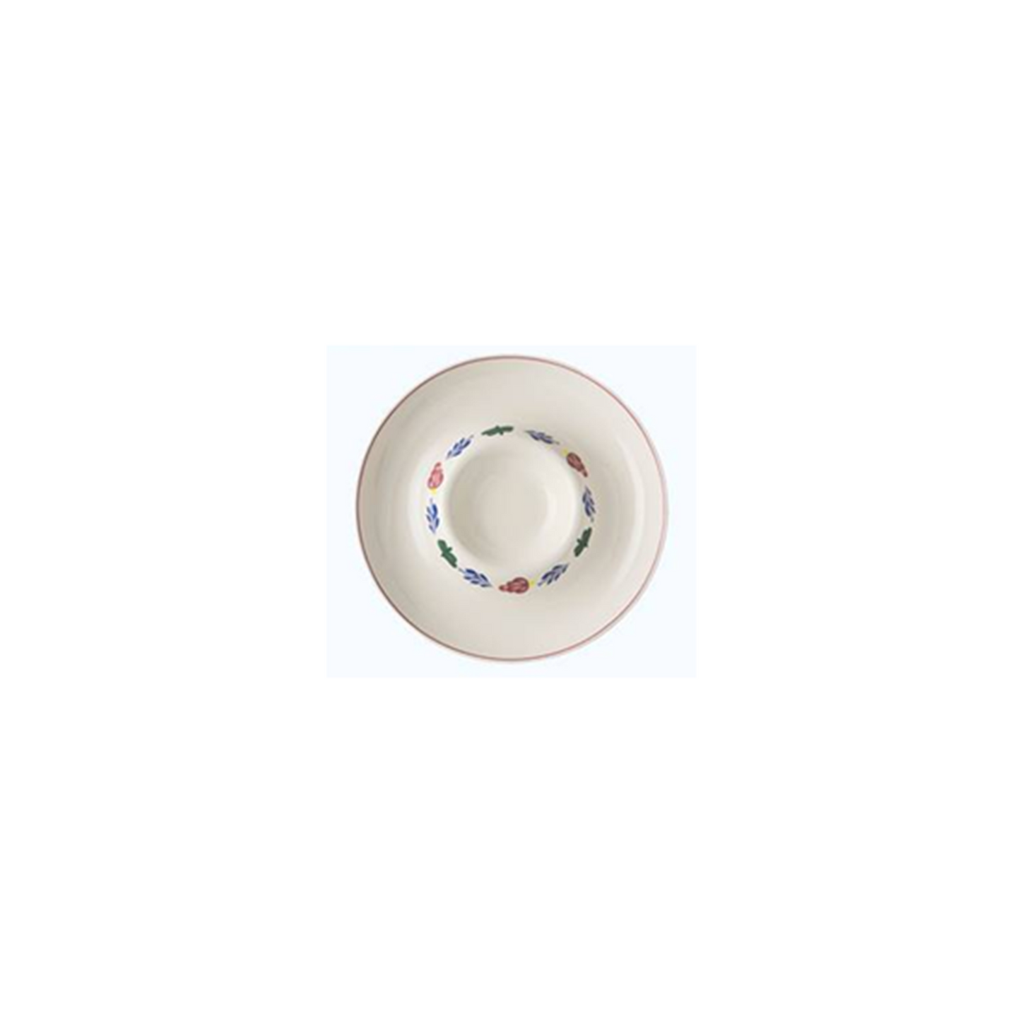 Boerenbont snackschaal ø 33 cm aardewerk