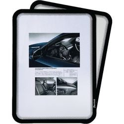 Documenthouder djois tview magneto a4 zwart pak 2 stuks