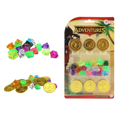 Toi-toys piratenmunten en diamanten