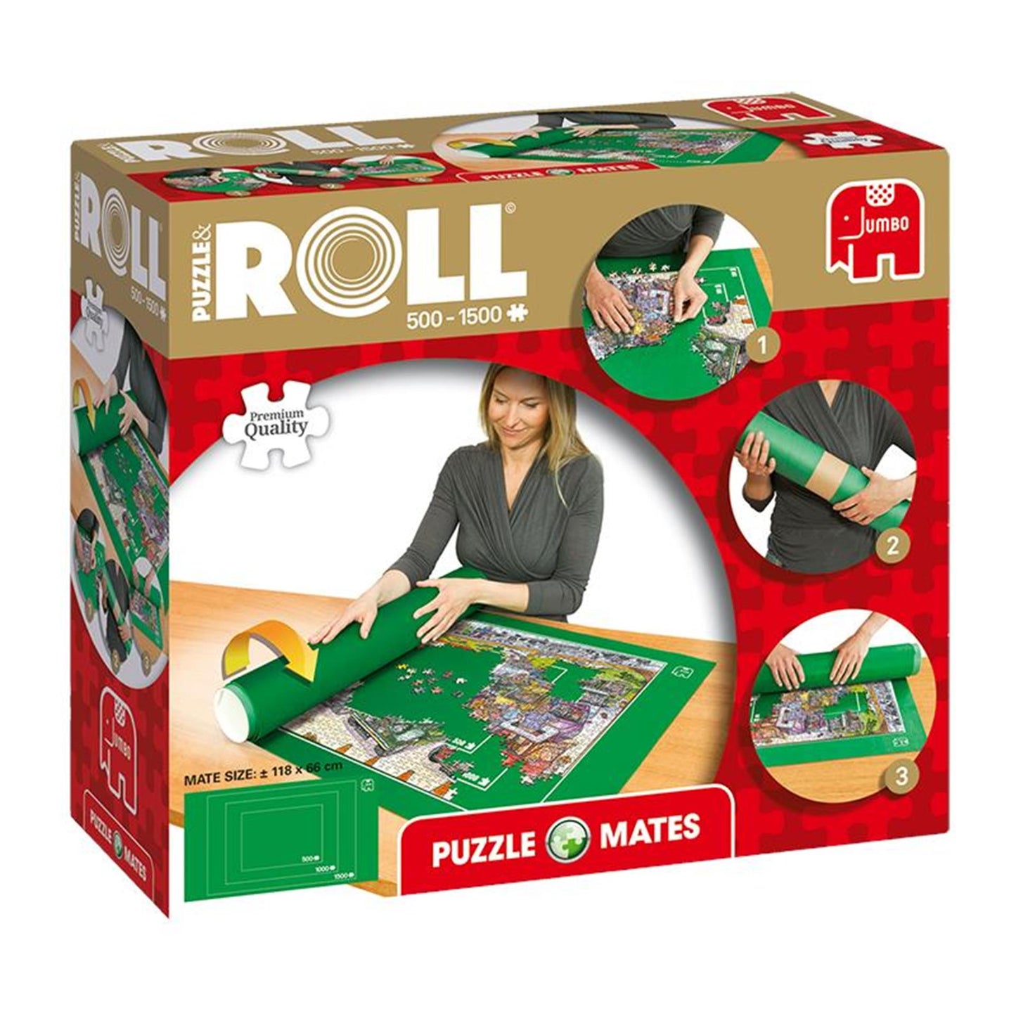 Jumbo puzzel mates puzzel rolmat 500 - 1500st.