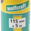 Wolfcraft schuurpapierrol | voor hout metaal | 5m x 115mm | korrel 240 | 1 stuk - 1776000