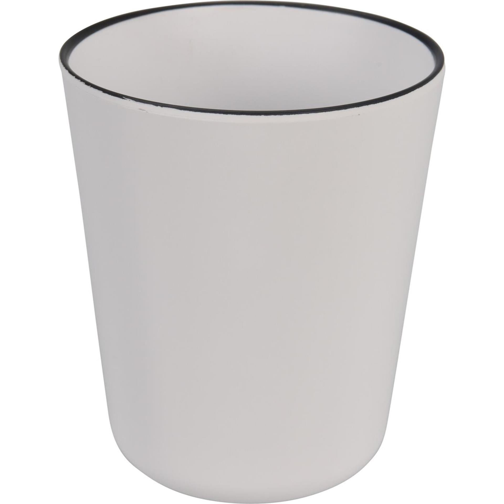 Excellent houseware beker melamine 450ml wit beker melamine 450ml wit