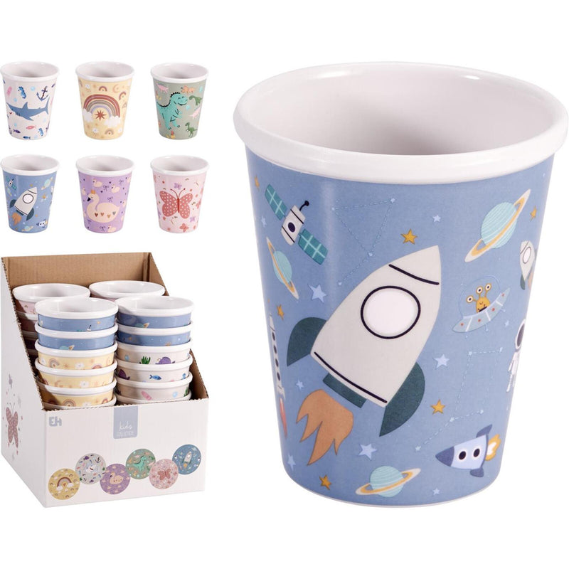 Excellent houseware set bekers van melamine 250ml - 24st.