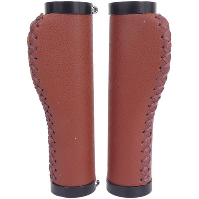 Edge handvatset leer incl lockring - camel brown- 135 135mm (winkelverpakking)