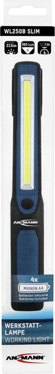 Ansmann 1600-0265 wl250b slim werklamp led werkt op batterijen