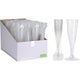 Excellent houseware re- useable champagneglas kunststof 130ml set van 4 stuks vaatwasserbestendig