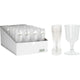 Excellent houseware re-useable wijnglas van kunststof 160ml set van 4 stuks vaatwasserbestendig