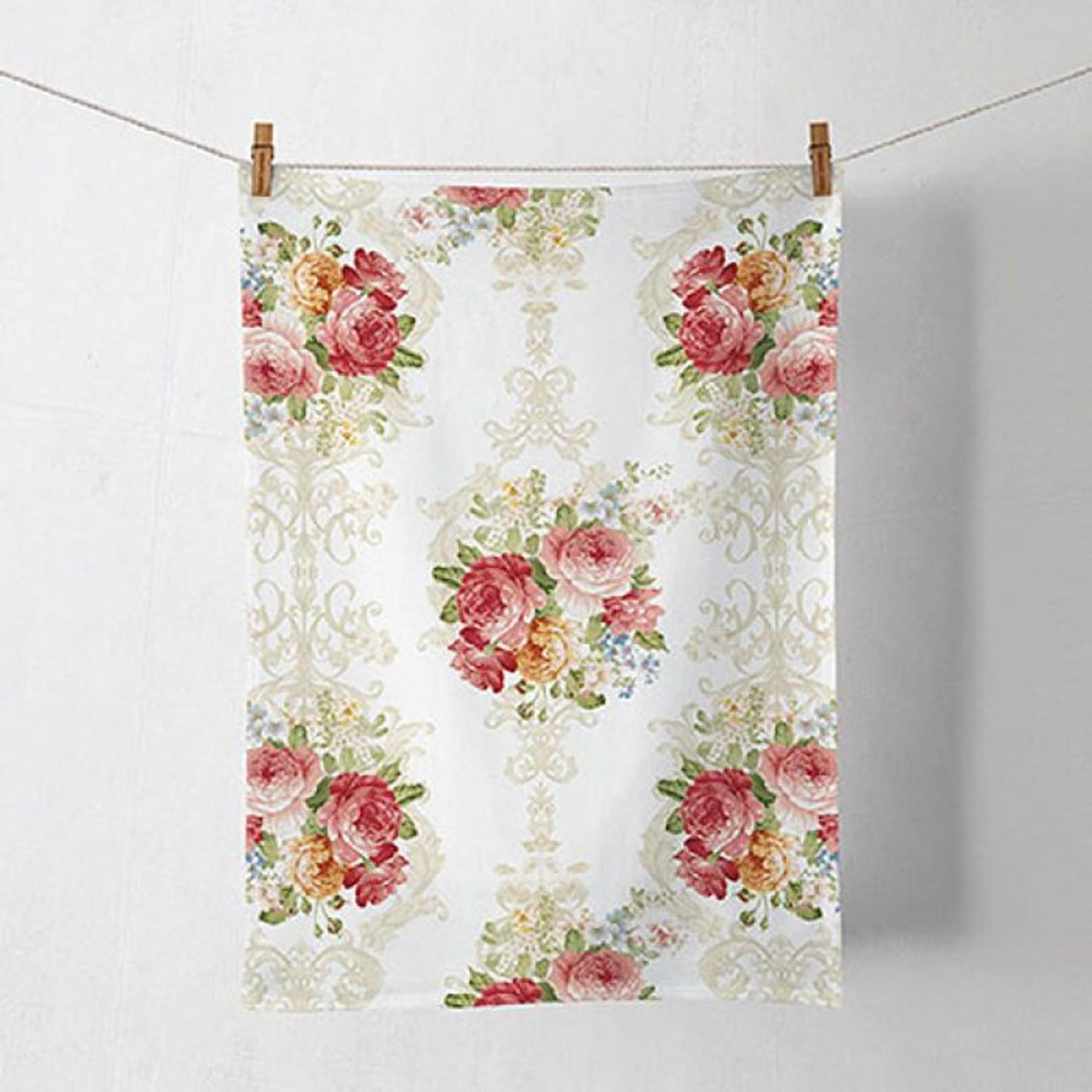 Ambiente keukendoek sara cream 50x70cm 100% katoen