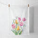 Ambiente keukendoek-theedoek tulips bouquet 100% katoen 50x70cm
