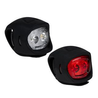 No brand fietslampjes silicone 2st | 3 stuks
