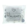 Spaas theelichten 8 uur 25 stuks | 4 stuks