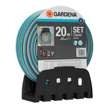 Gardena tuinslangset 13mmx20m met muurhouder, koppelingen en spuit. - afbeelding 1