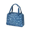 Basil Wanderlust Carry All Bag - blauwe fietshandtas met vogelprint - waterafstotend - 18L