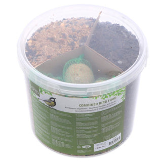 Esschert design vogelvoermix 3kg in emmer | 2 stuks