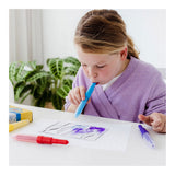 Totum spraypens 5 blaaspennen knutselset incl. unicorn en dieren sjablonen - creatief speelgoed vanaf 4 jaar - knutselen tekenen en schilderen cadeau tip - afbeelding 5