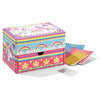 Totum unicorn sieraden doosje versieren - speelgoed meisjes knutselen cadeau tip - mozaïek 15 x 10 x 10 cm cadeau tip meisjes en jongens vanaf 3 jaar