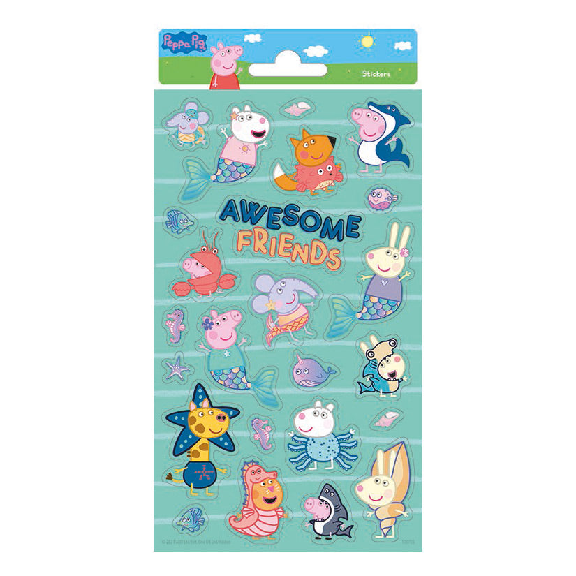 Totum stickervel twinkle - peppa pig