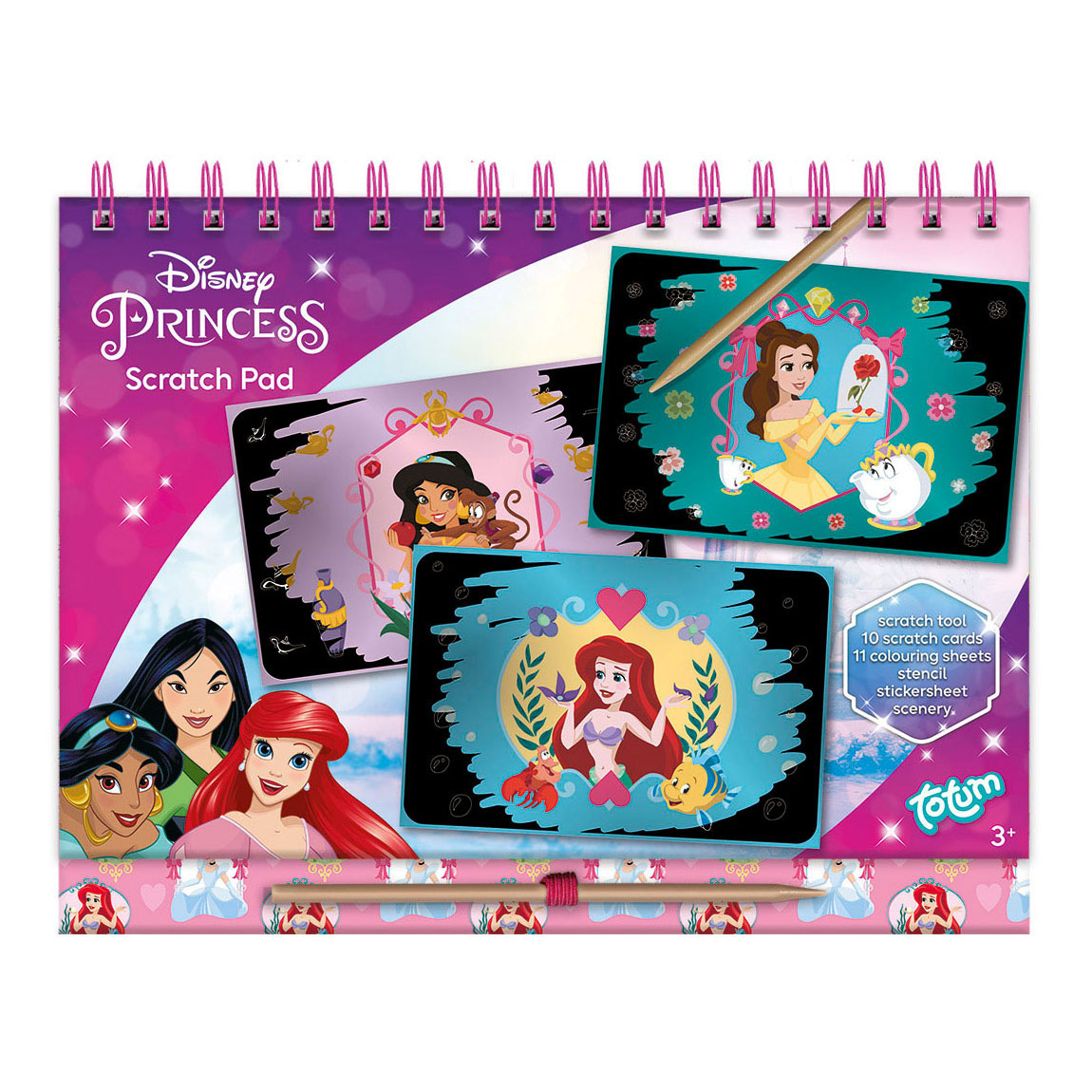 Totum Disney Prinses Scratchboek