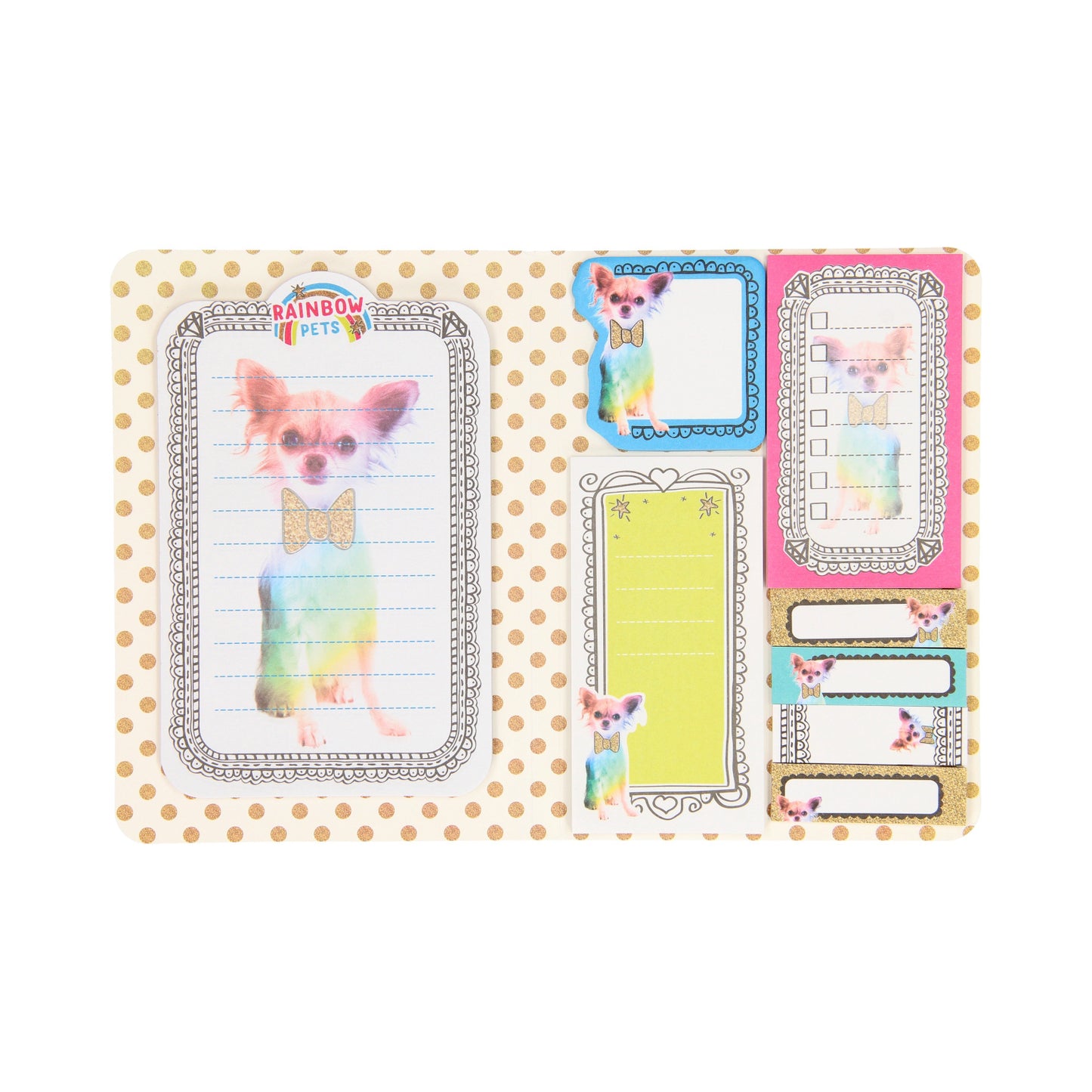 Totum Rainbow Pets Sticky Notes Boekje Hond