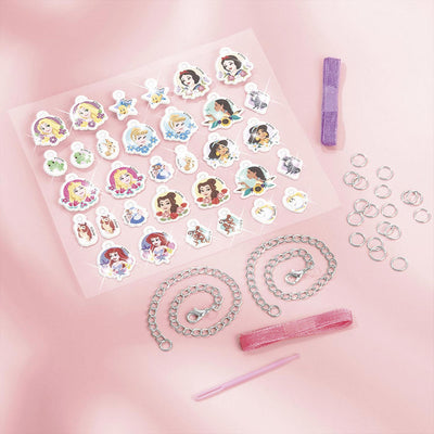 Totum disney princess 2 prinsessen bedel armbandjes maken | speelgoed meisjes vanaf 5 jaar sieraden knutselen cadeau tip creatief speelgoed