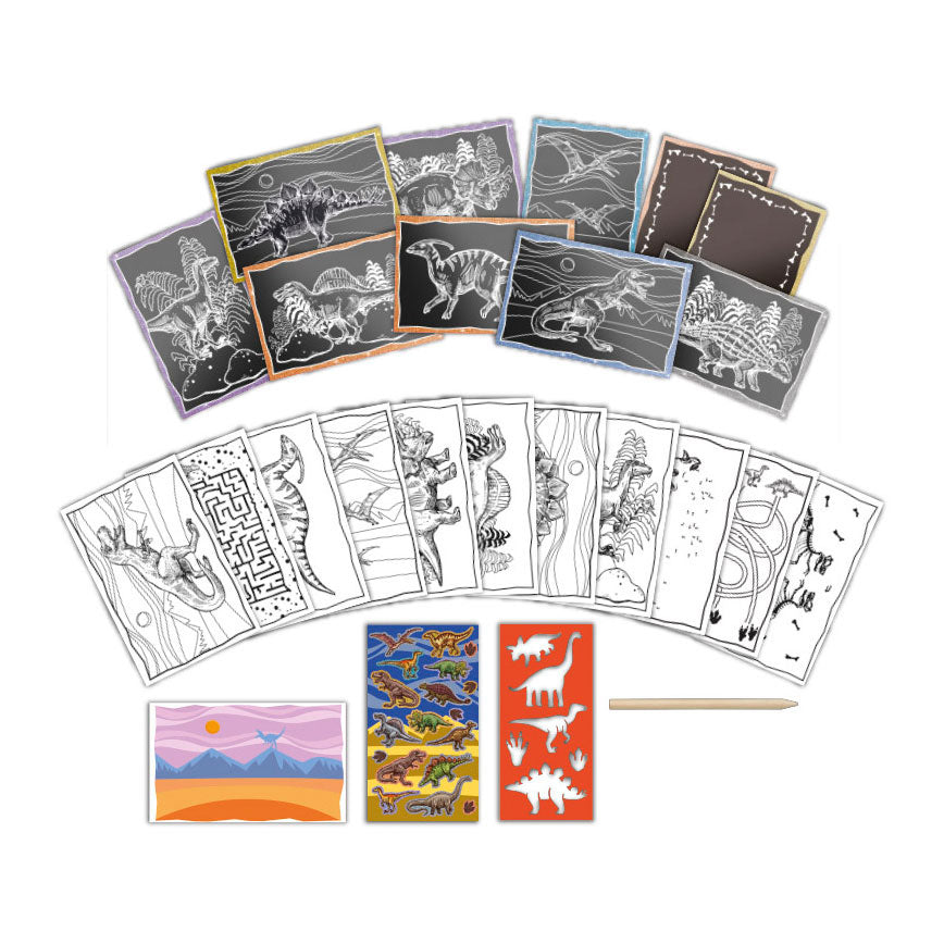 Totum dino forever - scratch boek