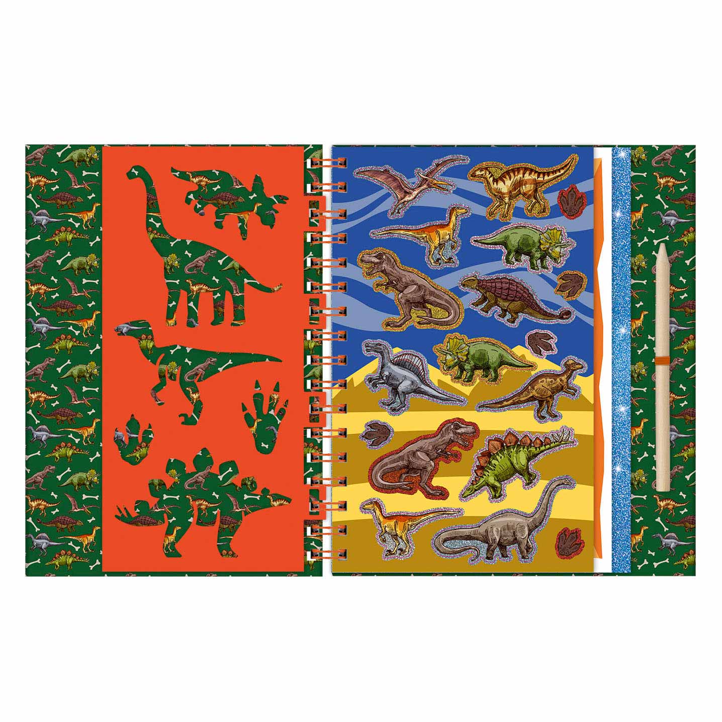 Totum dino forever - scratch boek