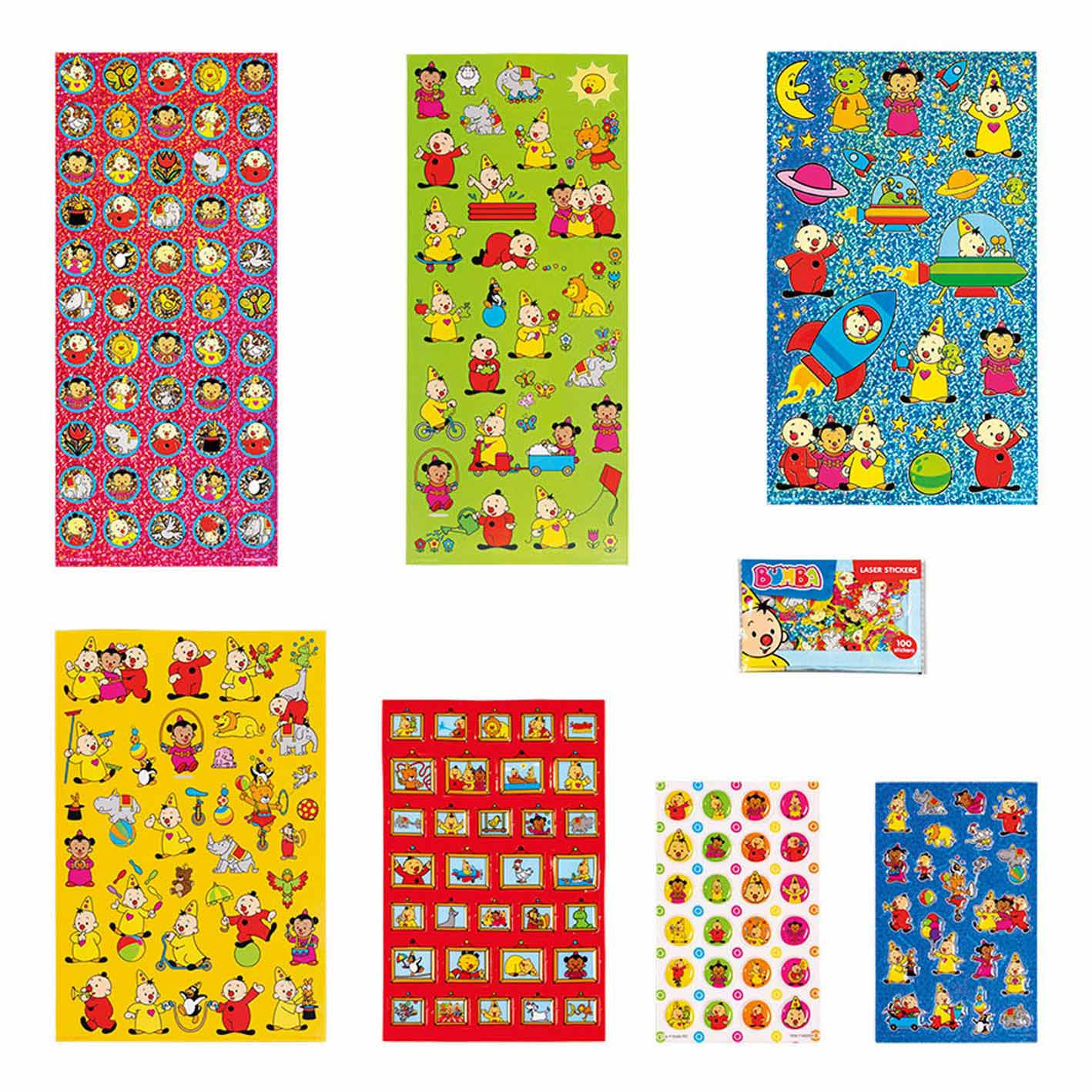 Bambolino toys super stickerset - bumba