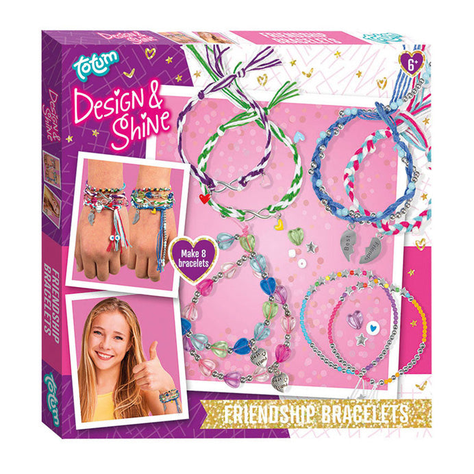 Totum vriendschaps armbanden maken, 8 armbandjes