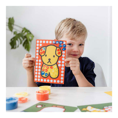 Bambolino nijntje creatief met vingerverf - creatief speelgoed knutselen junior peuter kleuter - vanaf 2 jaar - cadeautip junior