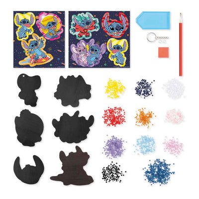 Creative craft group totum 3in1 stitch diamond painting, armbanden maken en gips gieten knutselset