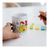 Totum the grinch - inkleur mok beker beschilderen - knutselset incl. 5 kleuren verf en penseeltje - creatief speelgoed jongens meisjes cadeautip