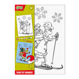 Totum the grinch schilderen-op-nummer canvas - a4 - met verf en penseel - speelgoed kinderen - knutselen - voor meisjes en jongens - vanaf 6 jaar - - afbeelding 2
