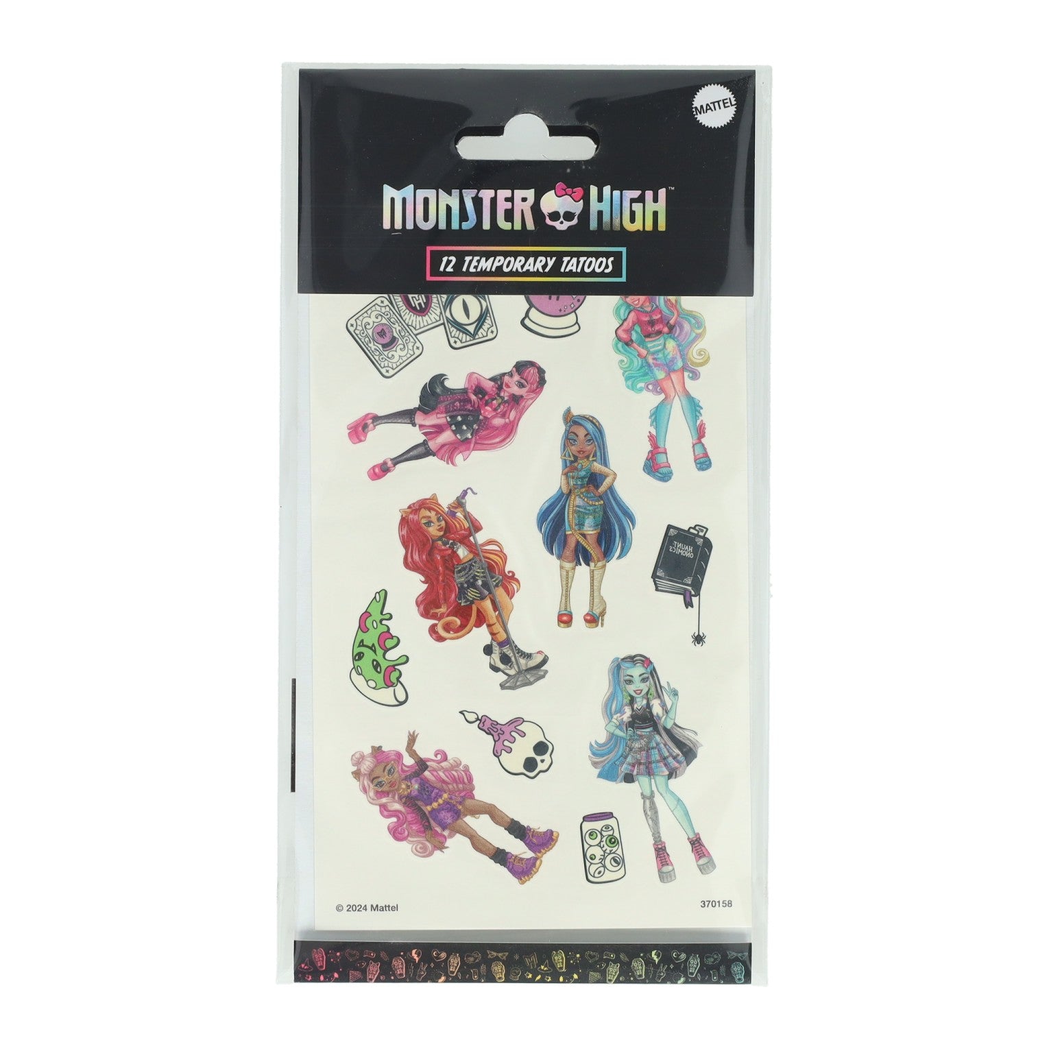 Creative craft group tattoos monster high, 12st.