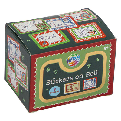 Creative craft group stickers op rol 5 designs - 50st.