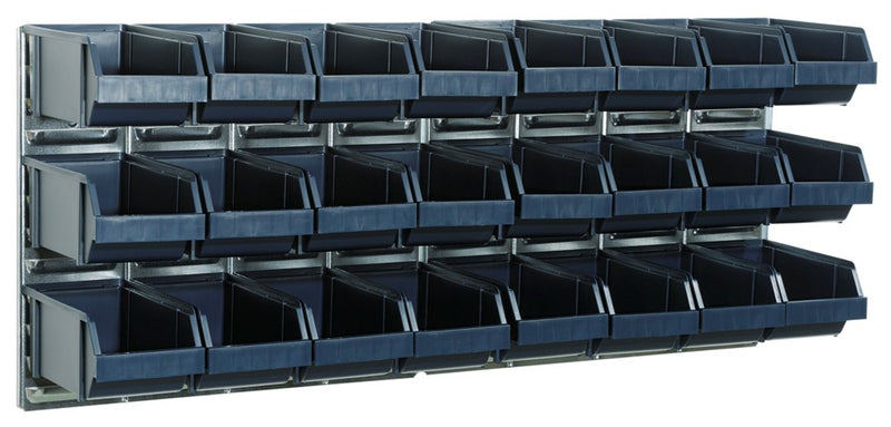 Raaco magazijnbakken 2 wandpanelen met 24 bakjes - 181228 - 181228