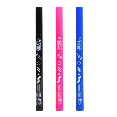 Create it! poptastic make-up pennen 3-pack