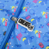 Create it! poptastic opvouwbare shopper - blauw - afbeelding 4