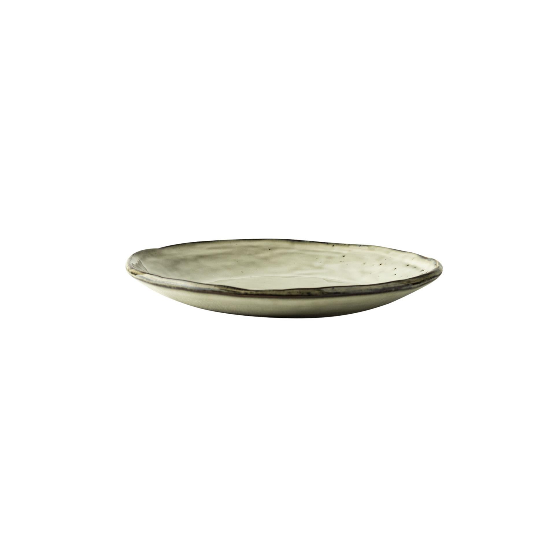 Dutch rose organic bord ã¸17cm creme doos a 4 stuks