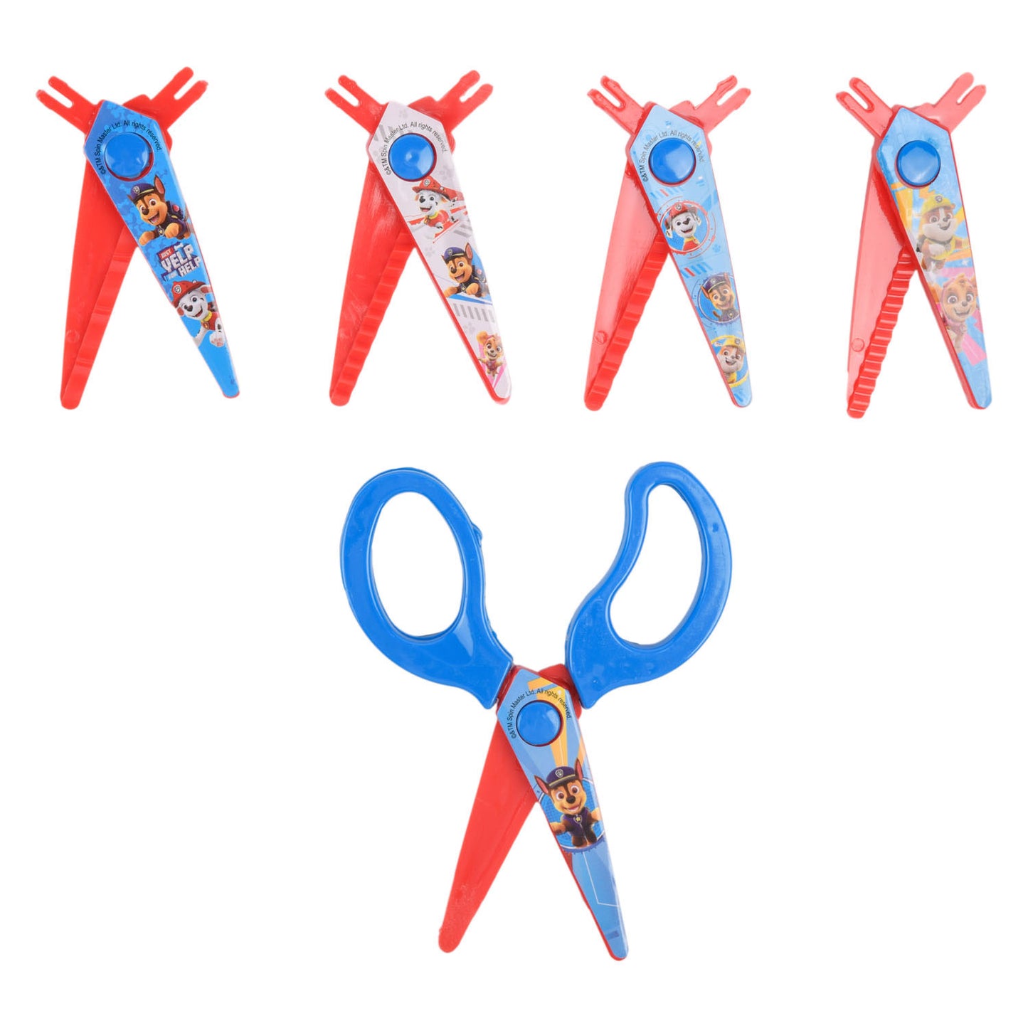 Canenco paw patrol schaartje met 5 kartelbladen