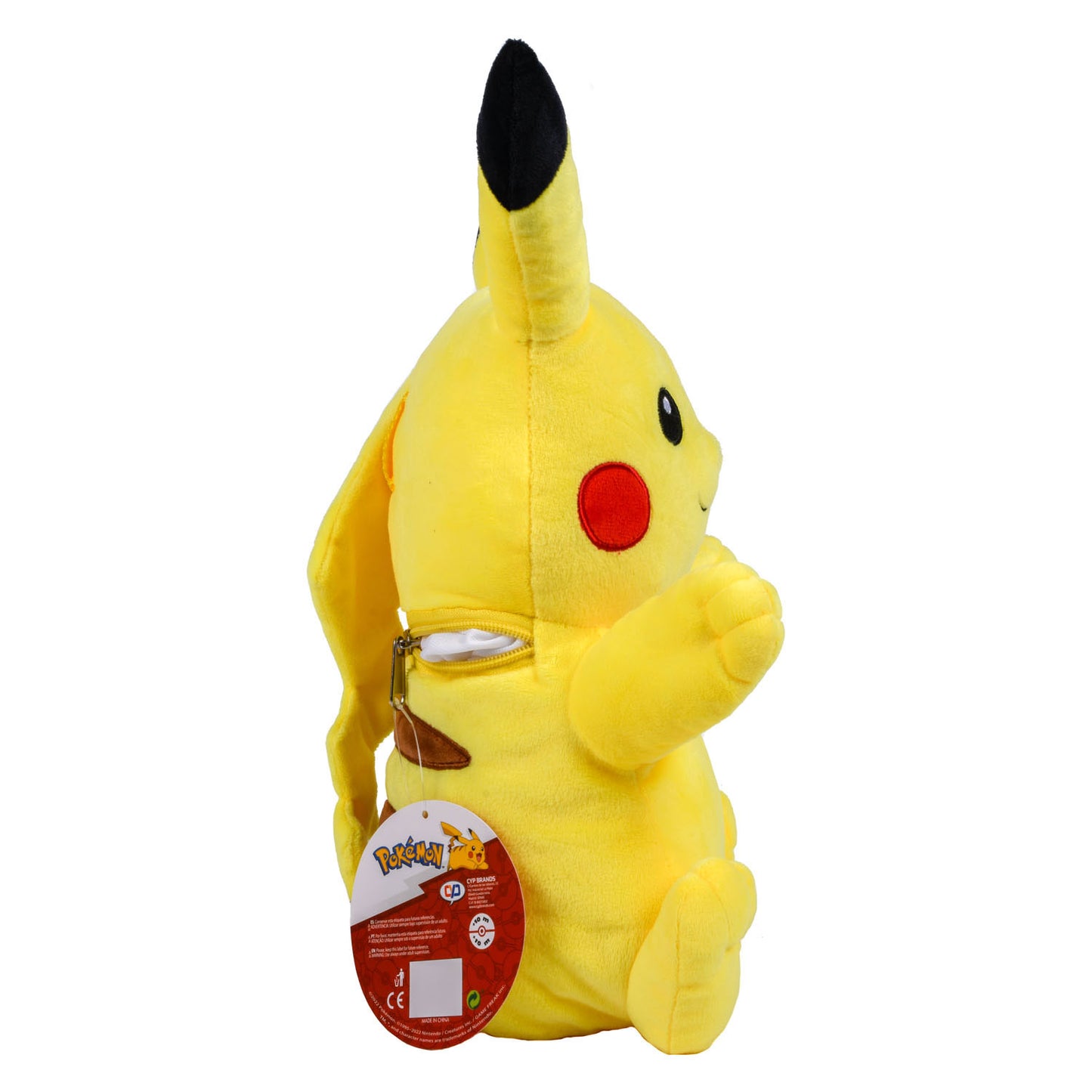 Canenco 3D Rugtas Pluche Pikachu