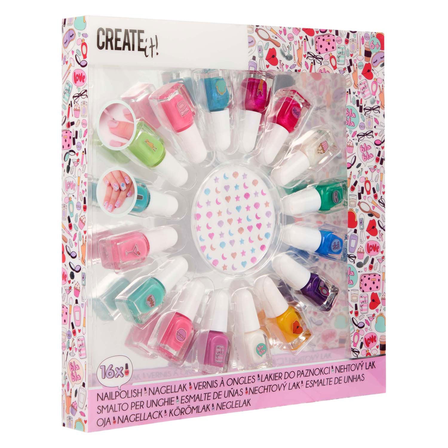 Canenco create it! beauty nagellak set, 16st.