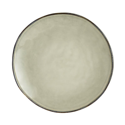Dutch rose organic bord ã¸26,5cm creme doos a 4 stuks
