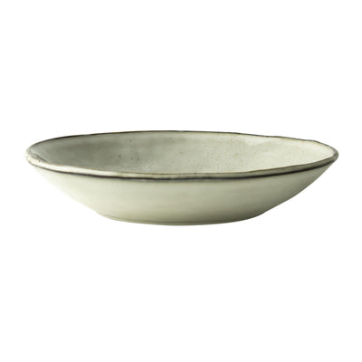 Dutch rose organic bord diep ã¸23,5cm creme doos a 4 stuks
