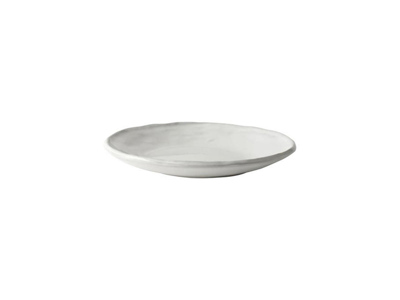 Dutch rose organic bord 17cm wit 4st