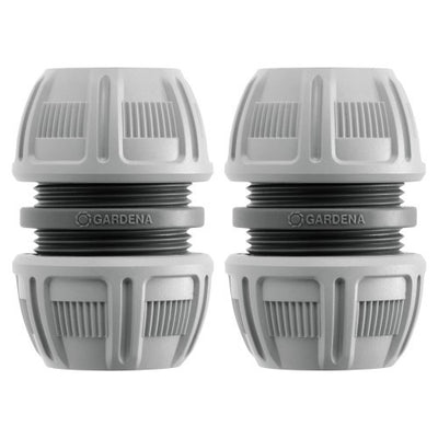 Gardena reparatieset 13 mm (1 2 ) slangstuk (grijs, 18280-20, 2 stuks)