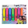 Create It! Lipgloss Set, 7st Neon