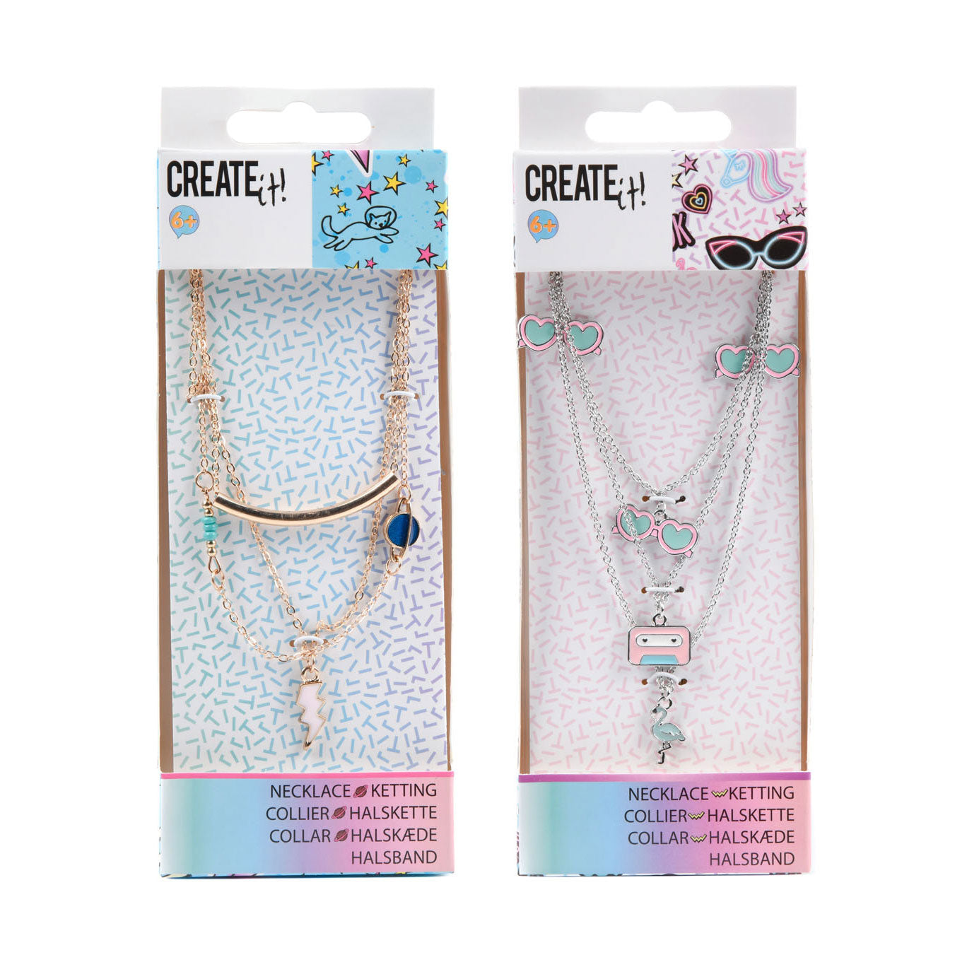 Create It! Ketting 3-Laags Bedeltjes