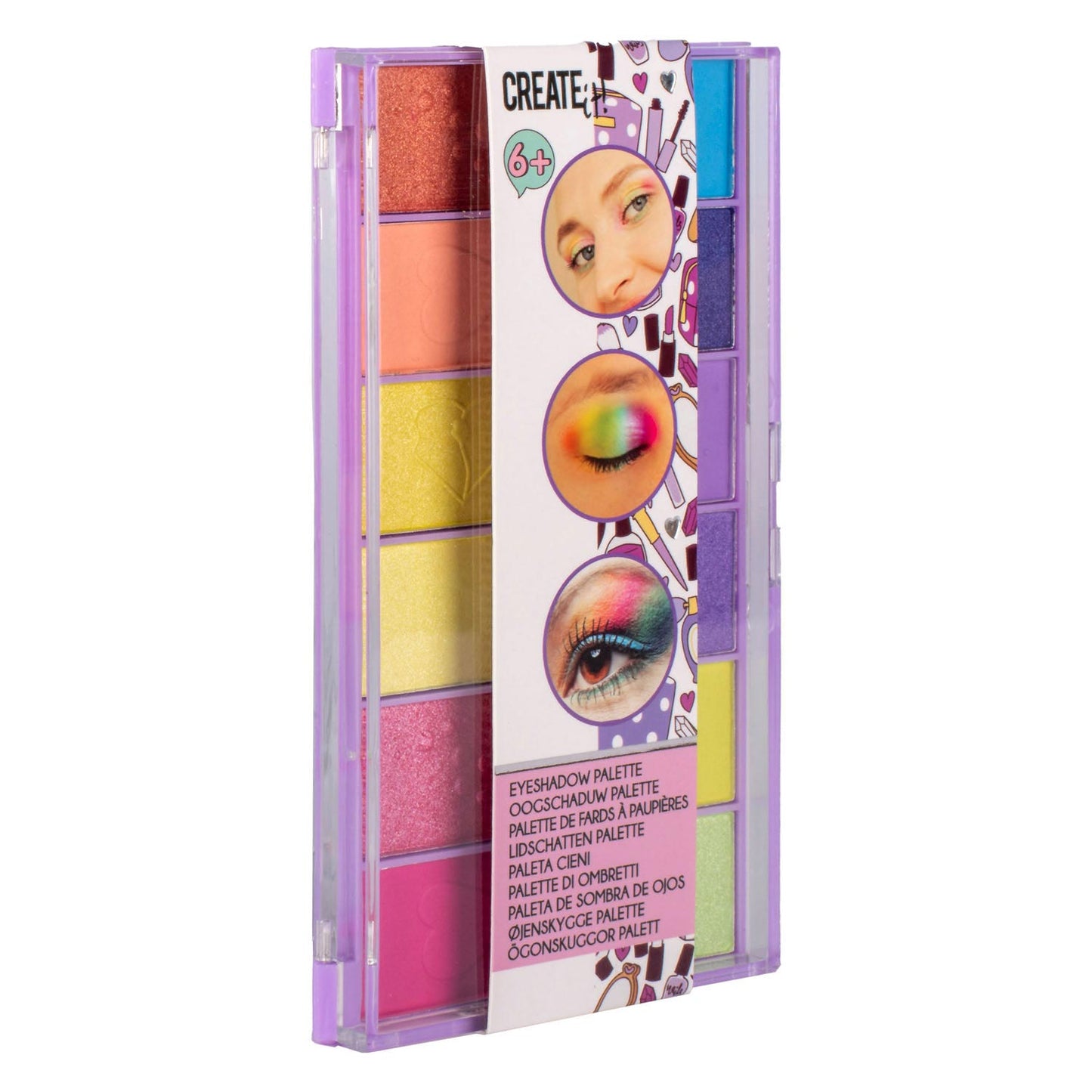 Create it! beauty oogschaduw palette, 12 kleuren!